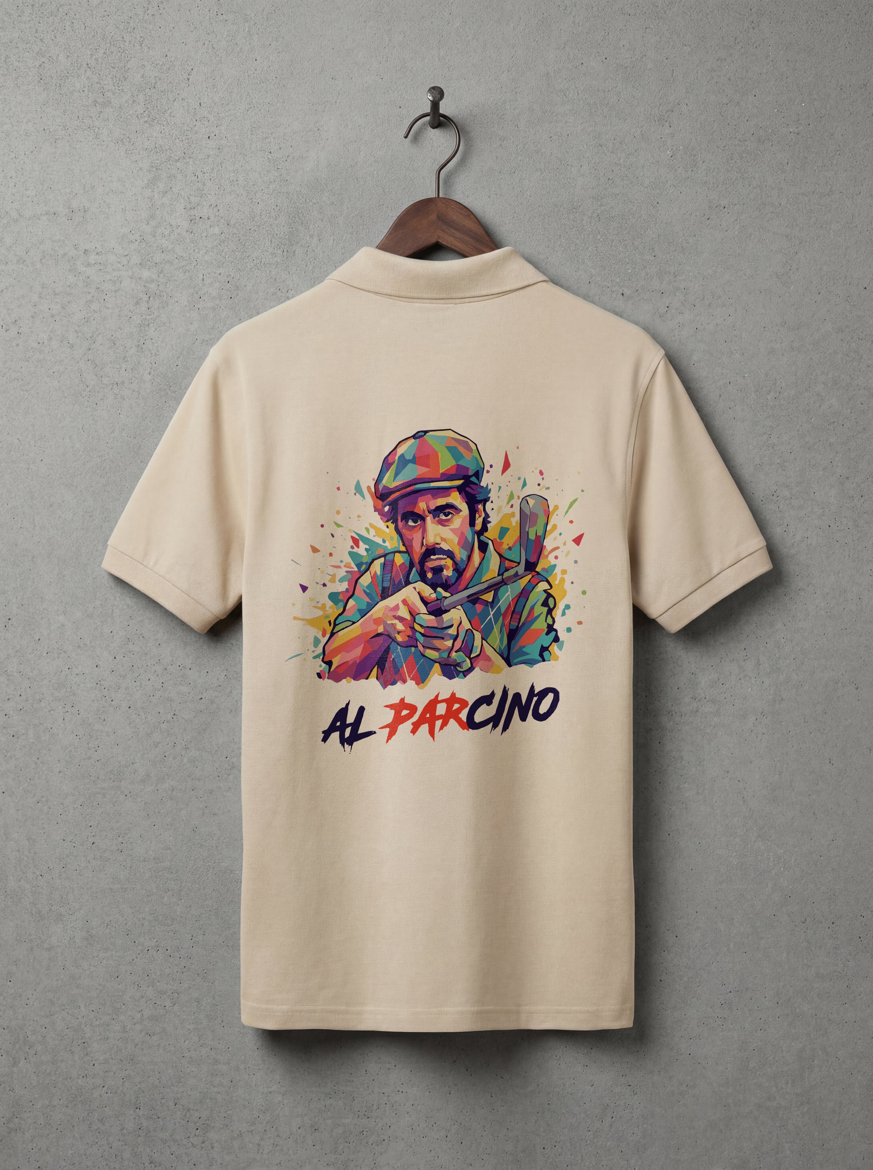 al parcino beige polo