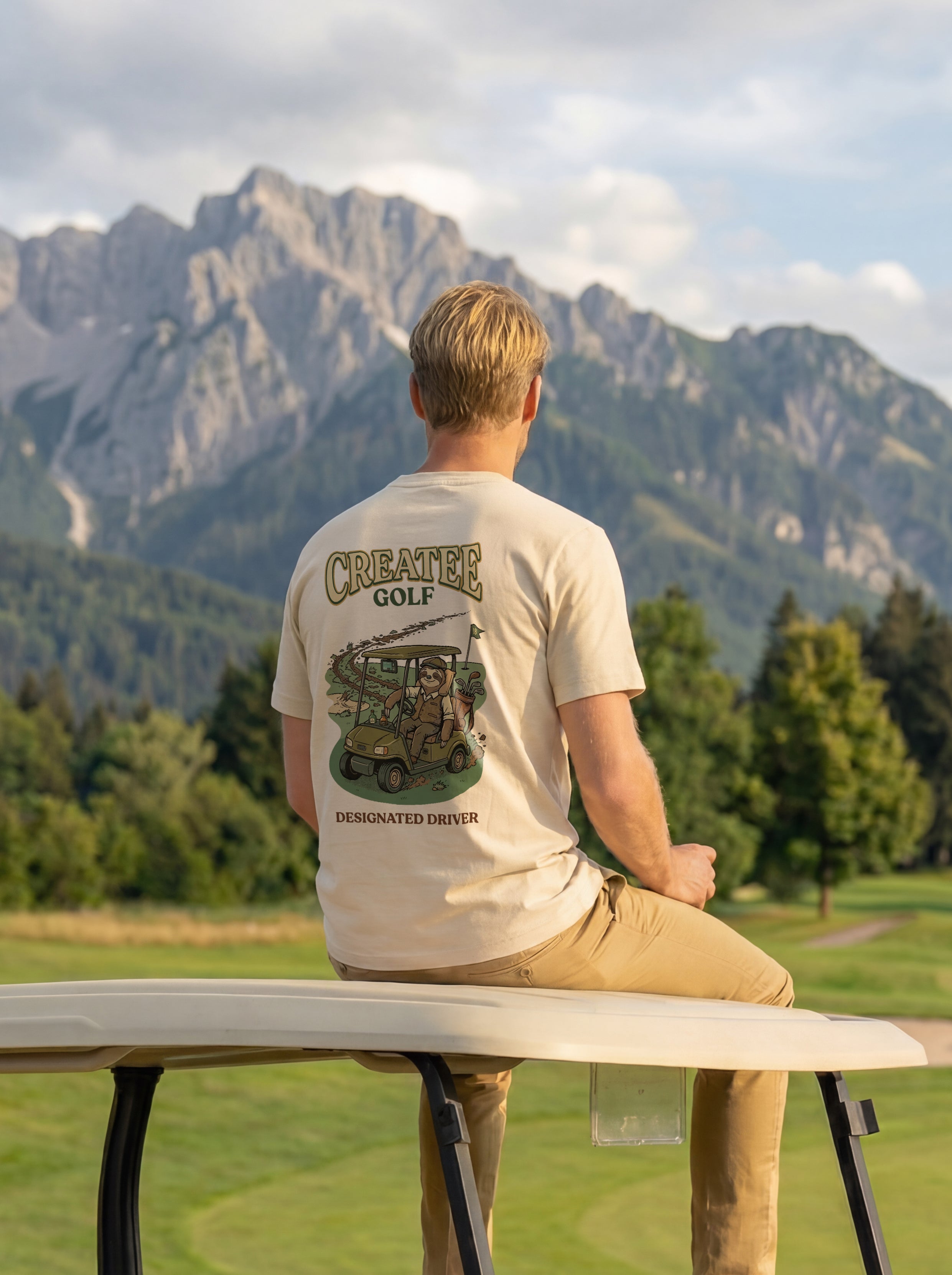designated driver tee body sand