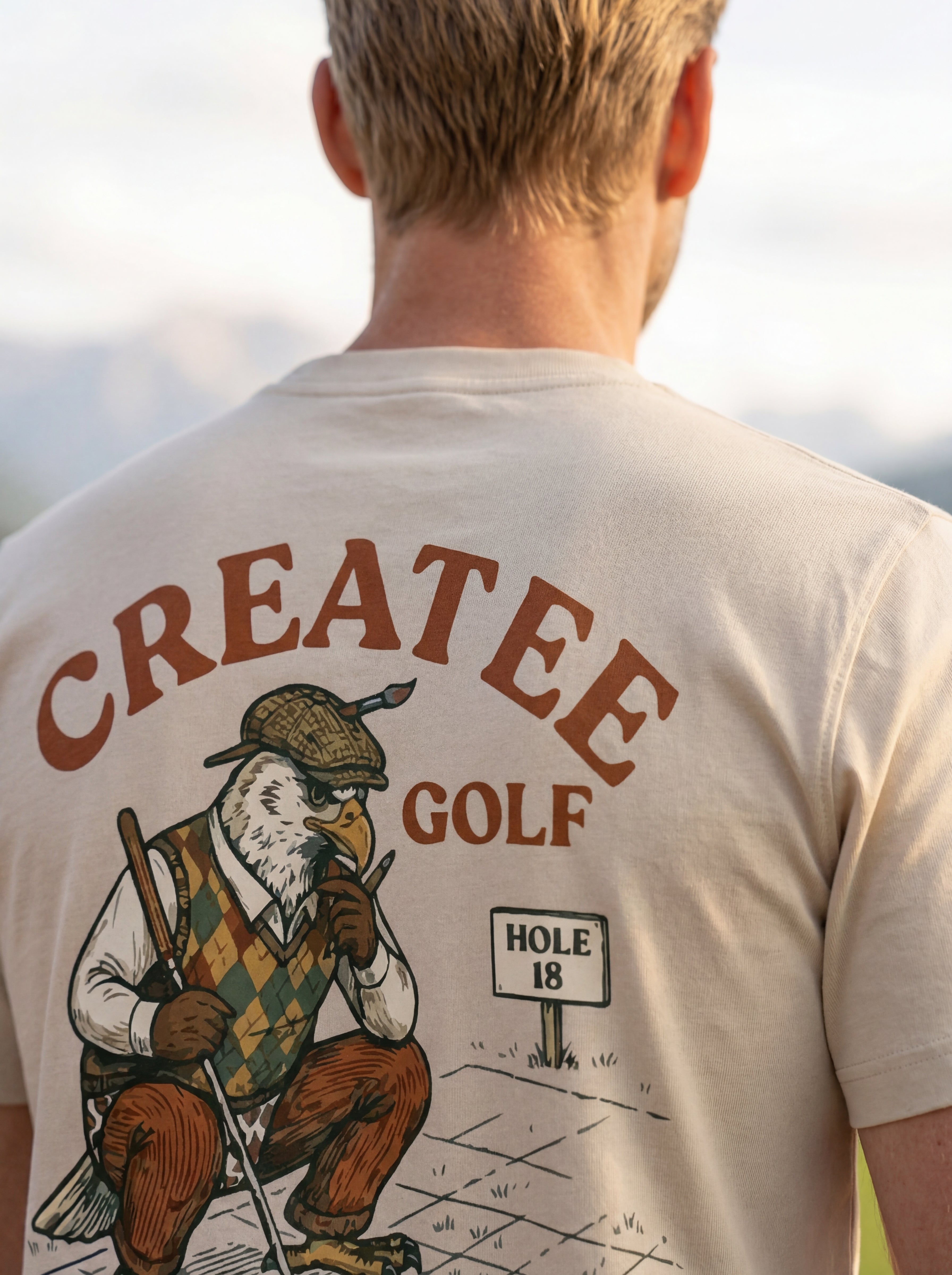 eagles eye tee detail sand