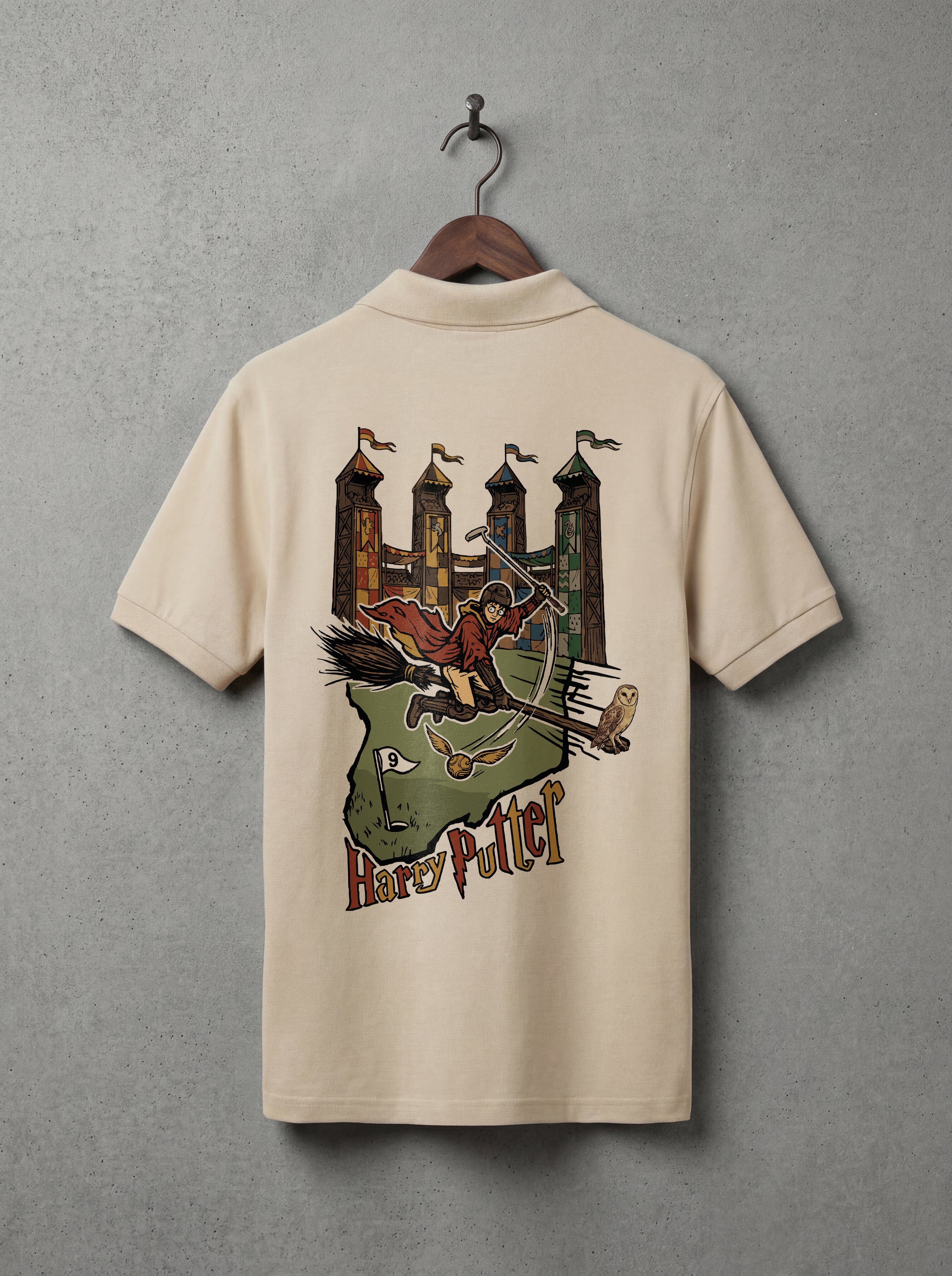 harry putter polo beige