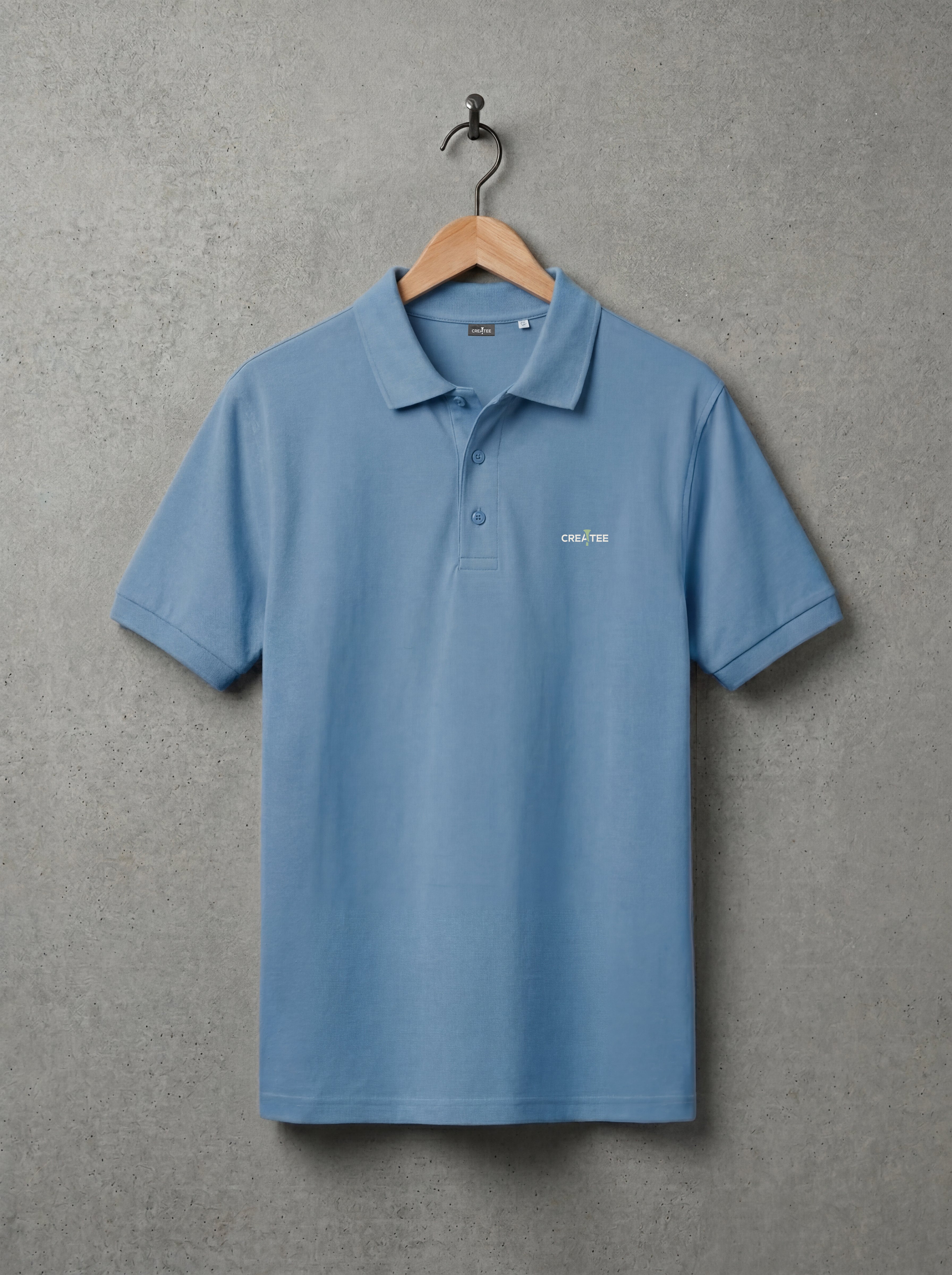 hybr polo ocean blue