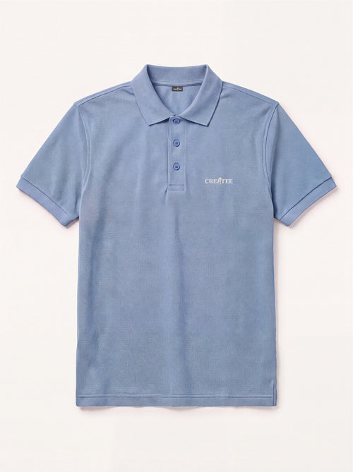 hybr polo ocean blue