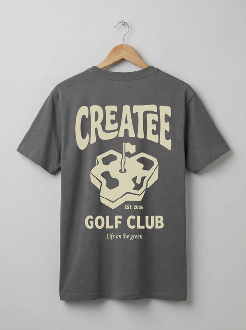 life on the green tee antraciet