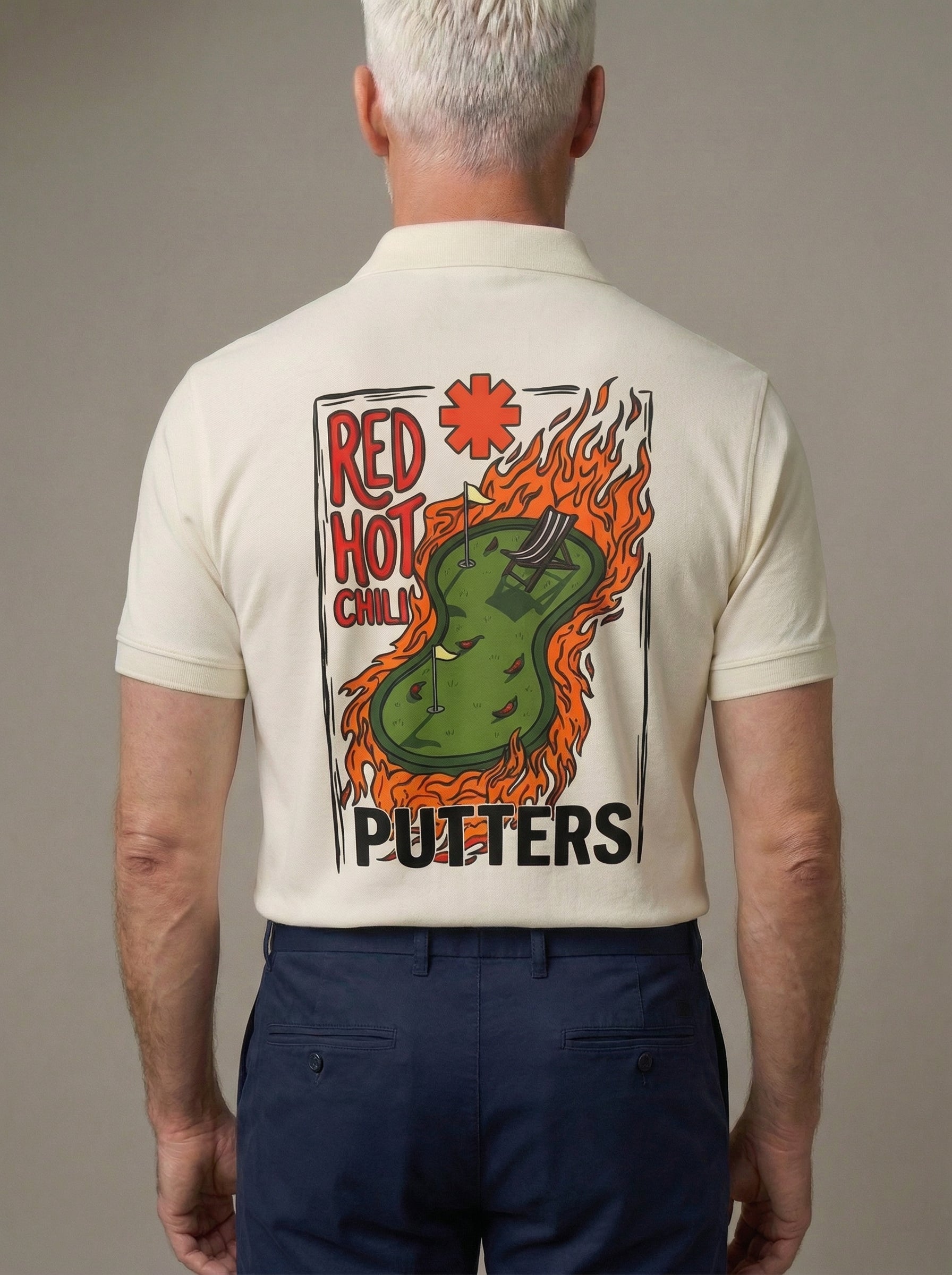 red hot chili putters beige back
