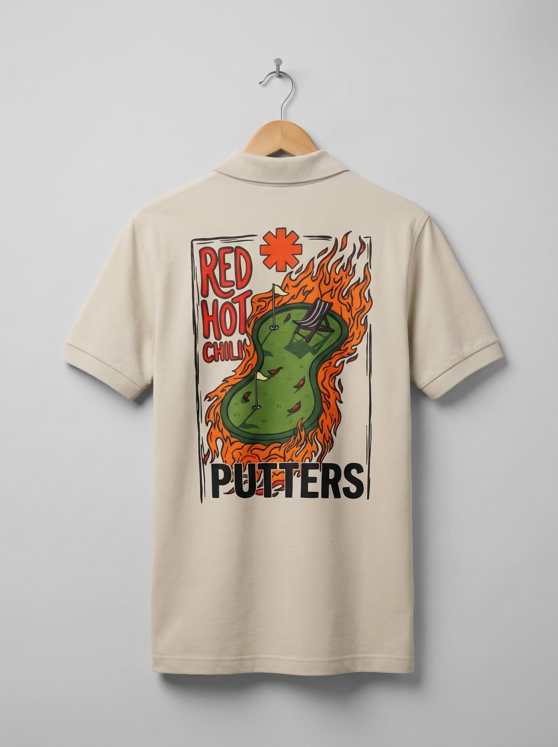 red hot chili putters polo beige