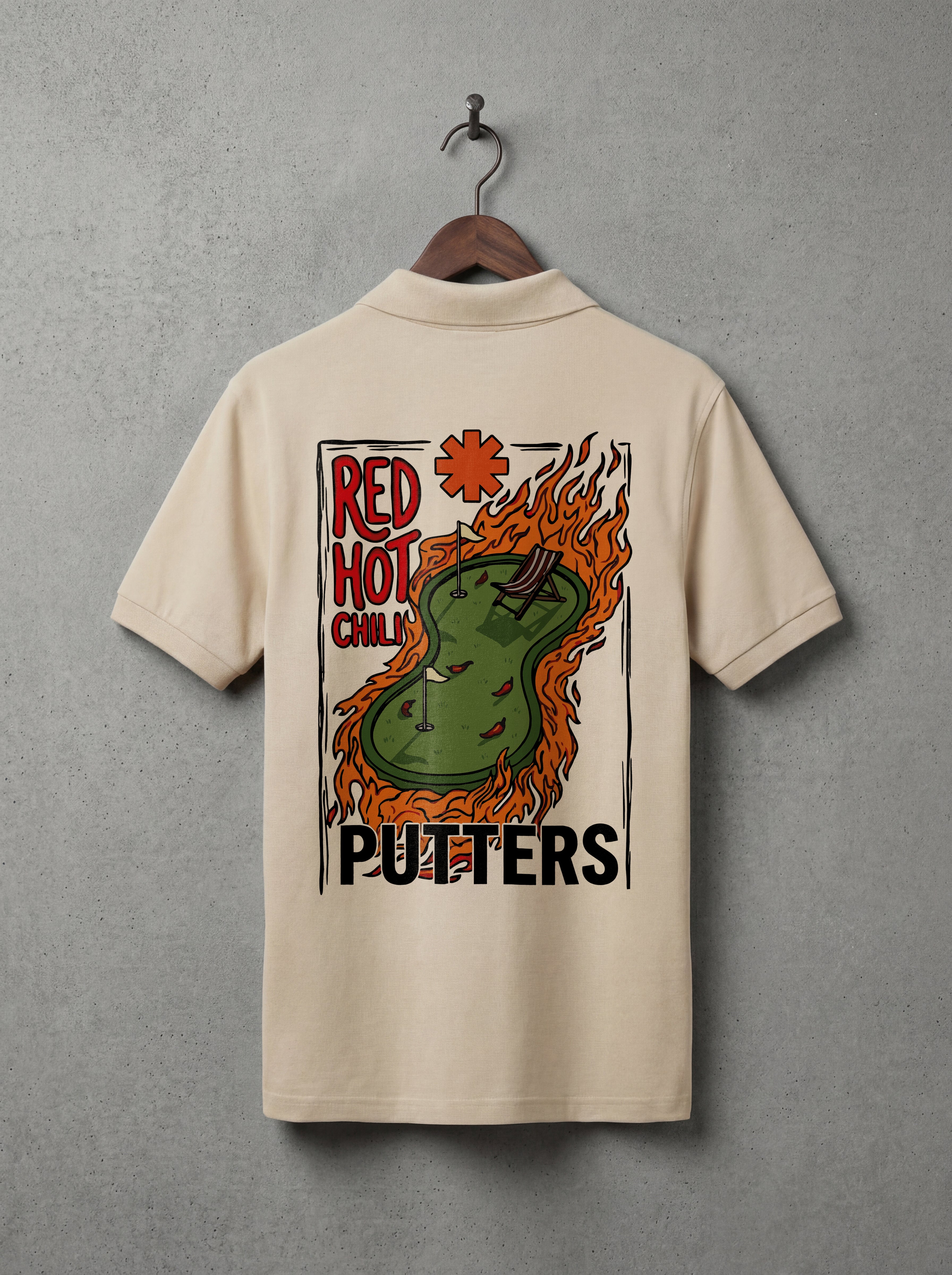 red hot chili putters polo beige