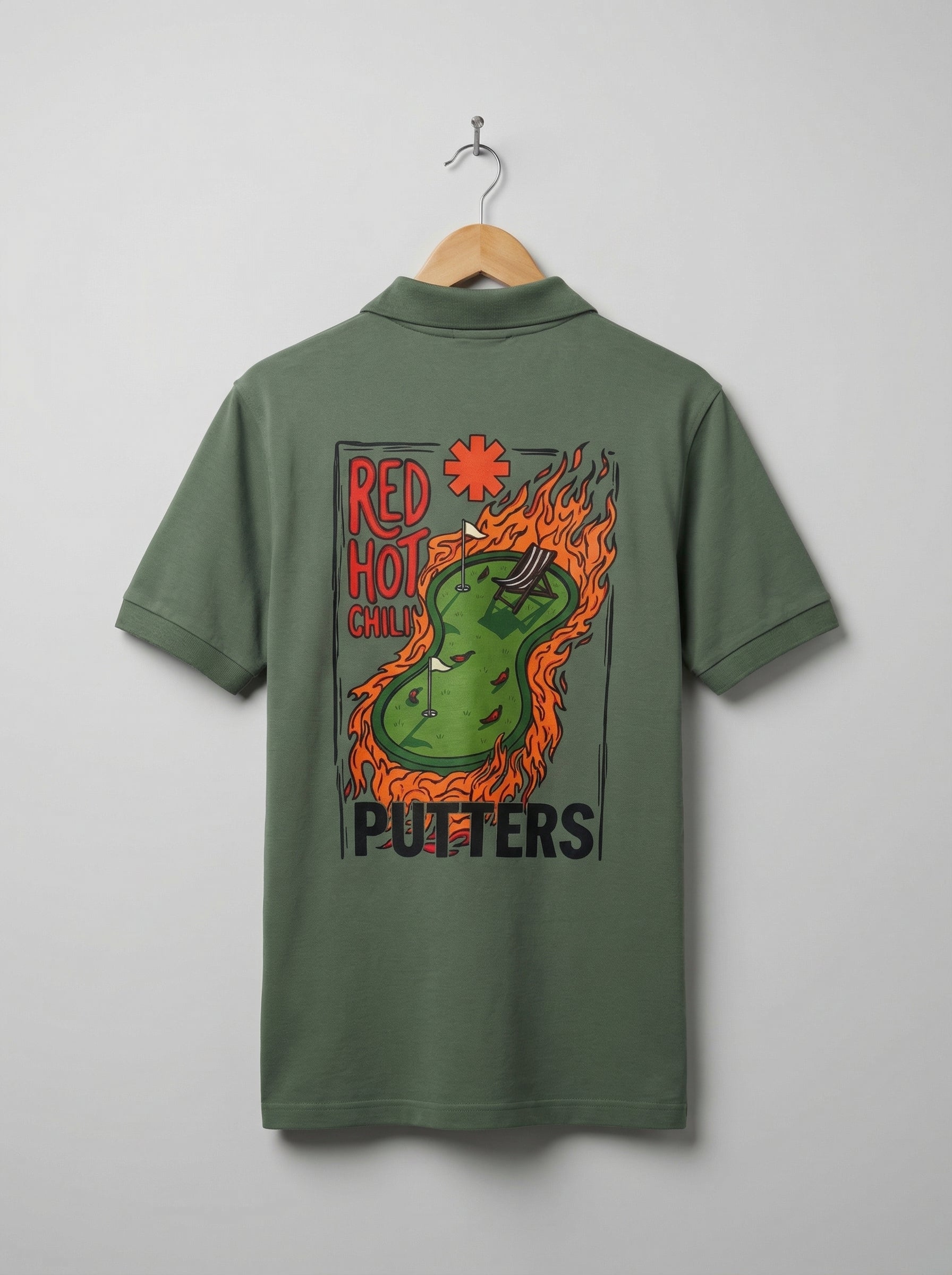 red hot chili putters polo leaf green