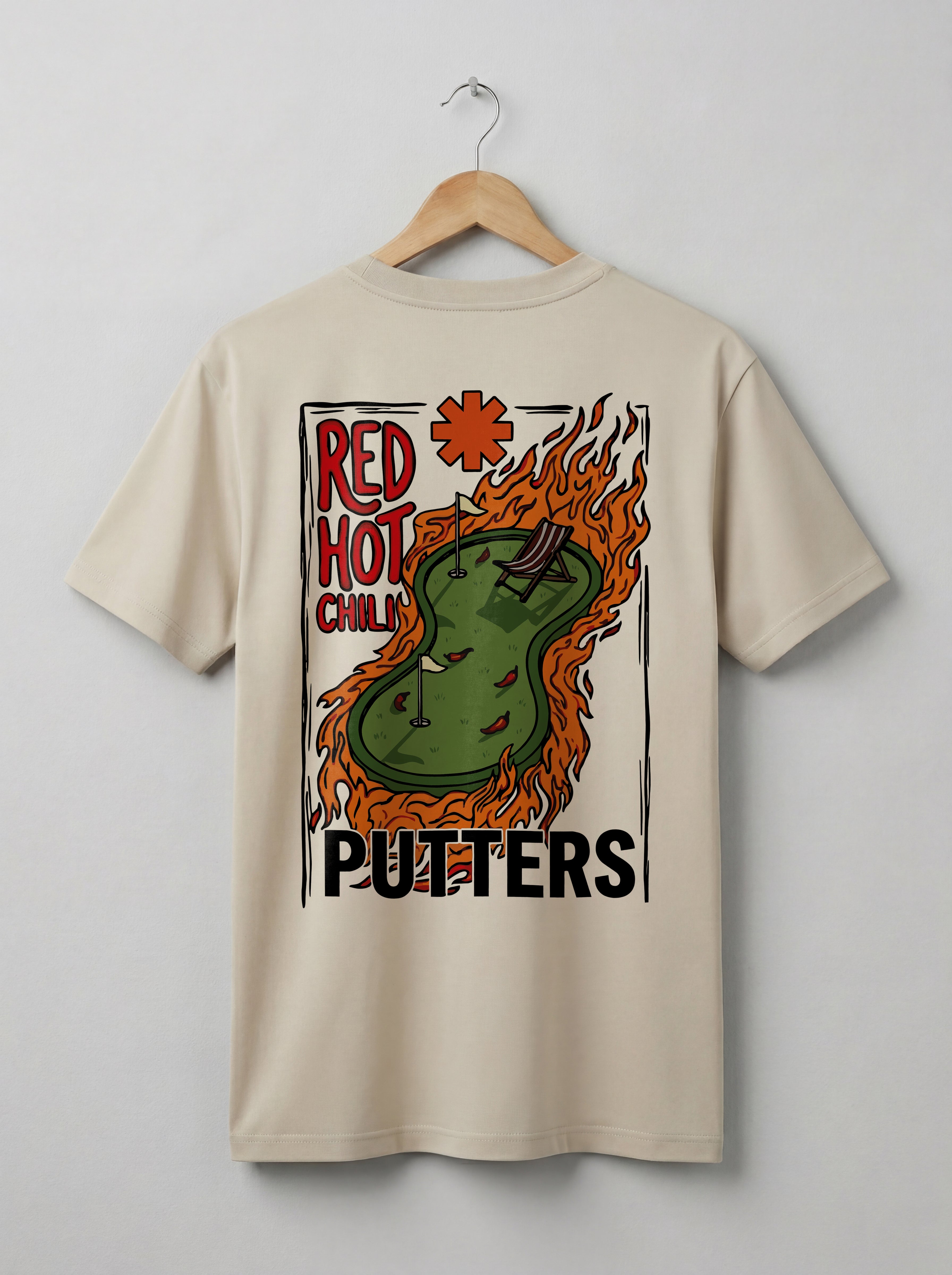 red hot chili putters tee sand