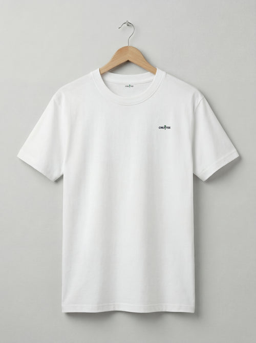 tee luxe white